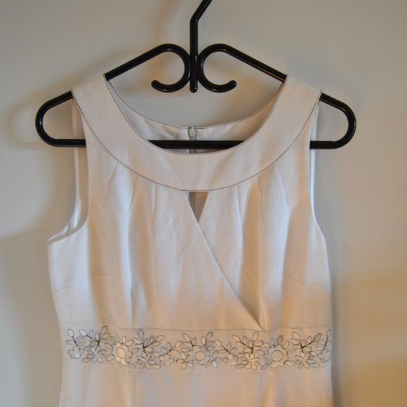 🇨🇦 NWOT Lynn Cantin White Linen Dress - Size 8 - Picture 3 of 8
